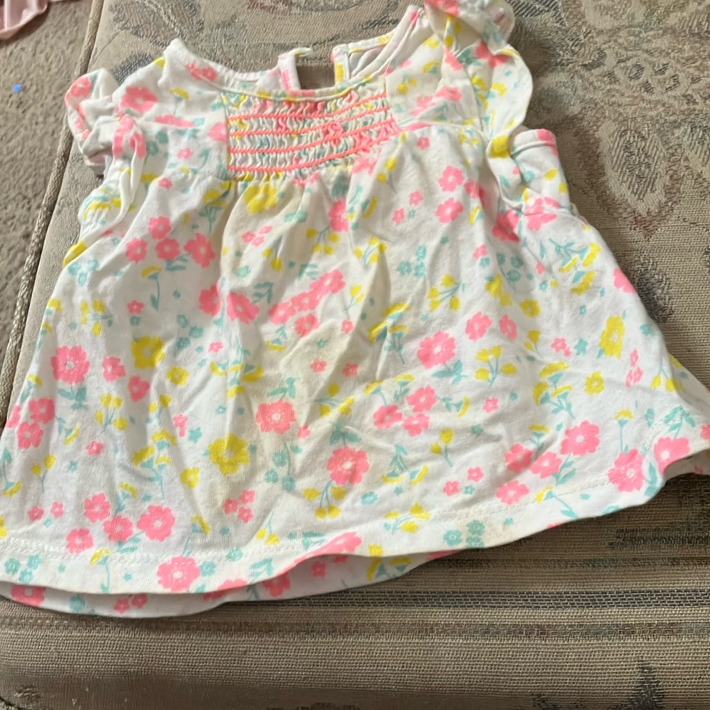 Child of mine smocked dress 0-3 months